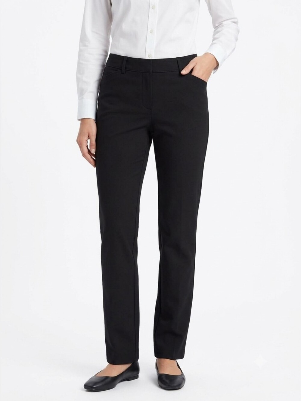 White House Black Market Black Slim Ankle Pants Size 00R